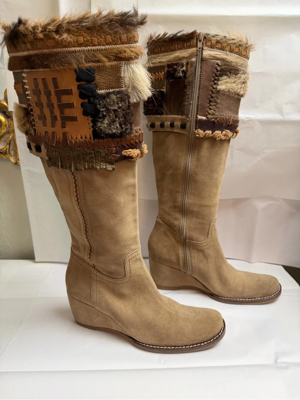 Apepazza tall suede